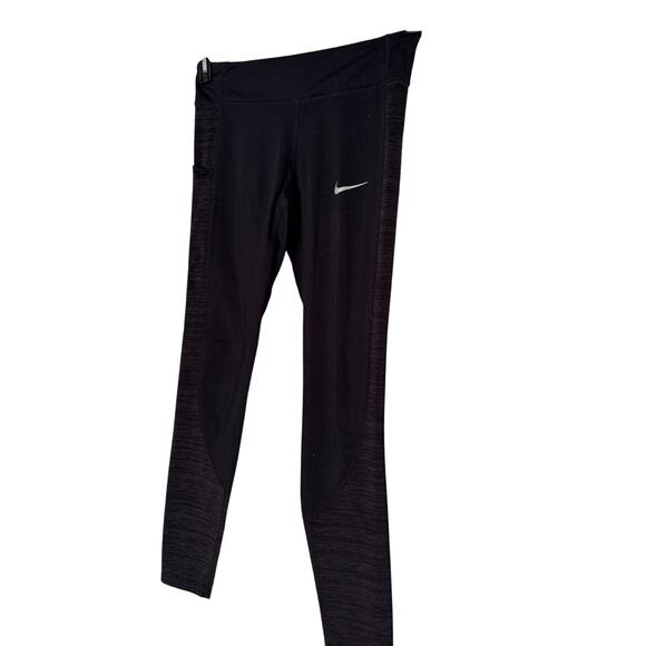 Nike Black athletic leggings SzM - Picture 1 of 10